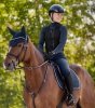 SWING H24 LADY GLOSSY Kask jeździecki regulowany z szeroki daszkiem GRANAT